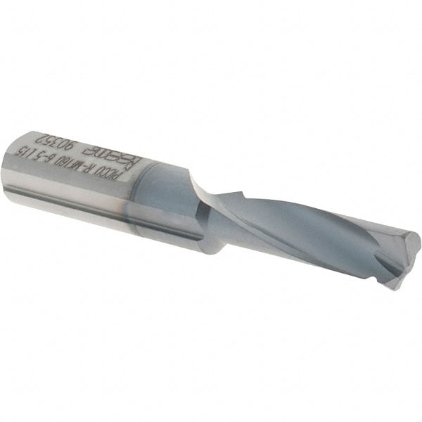 Iscar - 15mm Cutting Depth, 5mm Diam, Internal/External Thread, Solid Carbide, Single Point Threading Tool - TiAlN/TiN Finish, 37mm OAL, 6mm Shank Diam, 0.05" Projection from Edge, 0.5 to 1mm Pitch, 60° Profile Angle - Exact Tooling