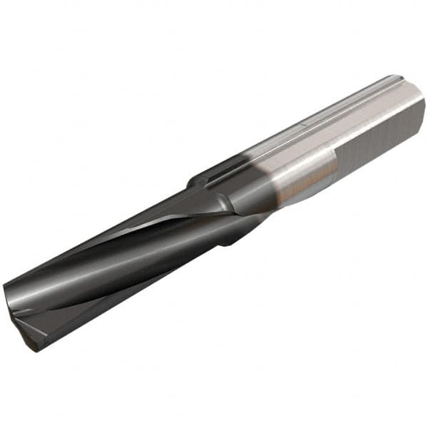 Iscar - 6mm Min Bore Diam, 18mm Max Bore Depth, 6mm Shank Diam, Helical Boring Bar - 0.3mm Corner Radius, Left Hand Cut, Solid Carbide, TiAlN Finish - Exact Tooling
