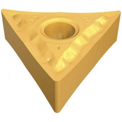 Iscar - TNGG330.5 PP Grade IC907 Carbide Turning Insert - TiAlN Finish, 60° Triangle, 3/8" Inscr Circle, 3/16" Thick, 0.008" Corner Radius - Exact Tooling