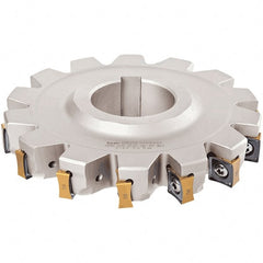 Iscar - 12 Inserts, 160mm Cut Diam, 40mm Arbor Diam, 12.5mm Max Depth of Cut, Indexable Square-Shoulder Face Mill - 0/90° Lead Angle, 63mm High, T490 LN.. 1306 Insert Compatibility, Series Helitang - Exact Tooling