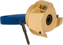 Iscar - 3 Inserts, 3" Cut Diam, 1" Arbor Diam, 0.622" Max Depth of Cut, Indexable Square-Shoulder Face Mill - 0/90° Lead Angle, 2" High, HM90 APCR 1605... Insert Compatibility, Through Coolant, Series Helialu - Exact Tooling