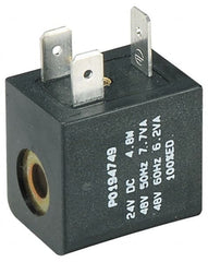 Parker - 24 DC Volt, Class F, Solenoid Coil - 6.0 Watt, IP 65 Enclosure, Use with Parker B Series Viking Valve - Exact Tooling