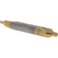 Keo - #3 Plain Cut 60° Incl Angle Solid Carbide Combo Drill & Countersink - Exact Tooling