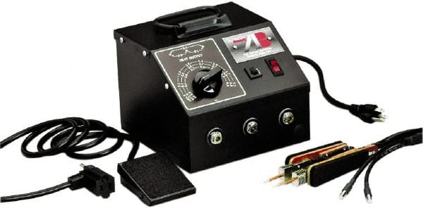 American Beauty - 110/120 Volt, 0 to 1,100 Watt, Resistance Soldering System - Includes Power Unit, Handpiece & Footswitch - Exact Tooling