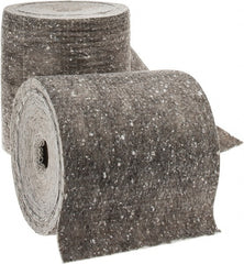 PRO-SAFE - 42 Gal Capacity per Package, Universal Roll - 150' Long x 14" Wide, Gray, Polypropylene - Exact Tooling