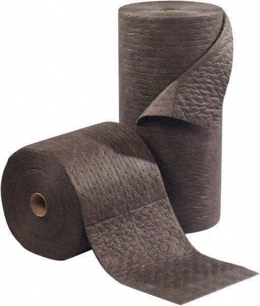 PRO-SAFE - 42 Gal Capacity per Package, Universal Roll - 150' Long x 28" Wide, Gray, Polypropylene - Exact Tooling