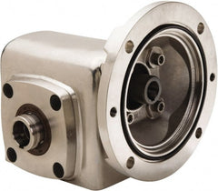 Boston Gear - 2.62 Centerline Distance, 20:1, 88 RPM Output, 2.34 Input Horsepower, 1,483 Lbs. Max Torque, Speed Reducer - Part No. SSHF72620KB7HSP23, 1-7/16" Shaft Diam, Hollow Shaft, 7/8" Bore, 5.56" High, 140TC NEMA - Exact Tooling