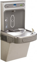 ELKAY - Barrier Free Wall Mounted Water Cooler & Fountain - In-Wall, 20 to 105 psi, 0.20 hp, Stainless Steel - Exact Tooling