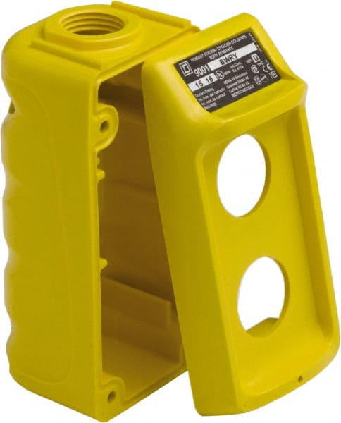Square D - Pushbutton Control Station Enclosure - For Use with 9001BW Control Stations - Exact Tooling