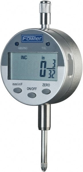 Fowler - 0 to 25mm Range, 0.0005" Graduation, Electronic Drop Indicator - Accurate to 0.001", Inch & Metric System - Exact Tooling