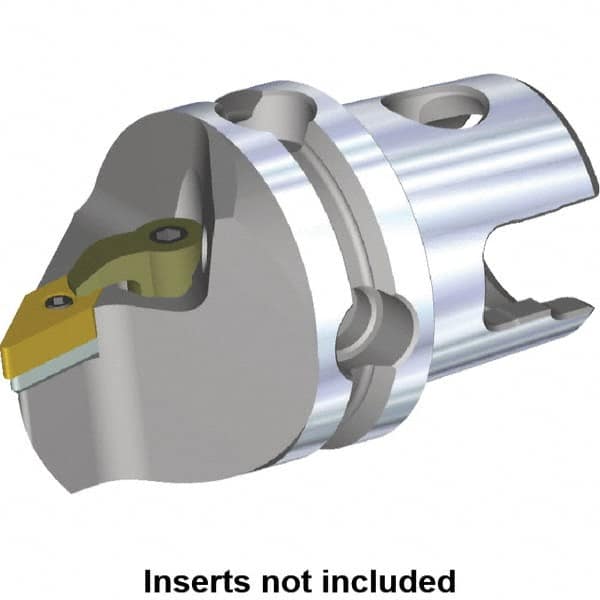 Kennametal - Right Hand Cut, Size KM63, VN.. Insert Compatiblity, Modular Turning & Profiling Cutting Unit Head - 115mm Head Length, Through Coolant, Series M-Clamping - Exact Tooling