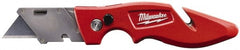 Milwaukee Tool - Fixed Blade Folding Utility Knife - Exact Tooling
