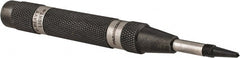 Paramount - 1/2" Automatic Center Punch - 5" OAL, Steel - Exact Tooling