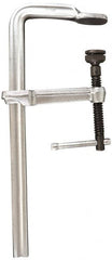 Bessey - 5-1/2" Deep Throat, 12" Max Capacity, Standard Sliding Arm Clamp - 2,660 Lb Clamping Pressure, 0.775" Spindle Diam - Exact Tooling