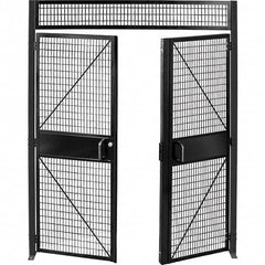 Folding Guard - Temporary Structure Doors Type: Hinged Door Width (Feet): 8 - Exact Tooling