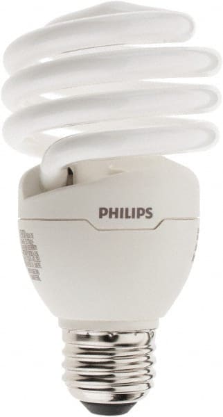 Philips - 23 Watt Fluorescent Residential/Office Medium Screw Lamp - 2,700°K Color Temp, 1,600 Lumens, 120 Volts, EL/mDT, 10,000 hr Avg Life - Exact Tooling