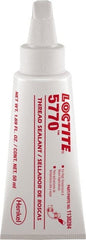 Loctite - 50 mL, White, High Strength Liquid Thread Sealant - 72 Full Cure Time - Exact Tooling