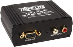 Tripp-Lite - Converter Adapter - HDMI Male Connector, Black, Use with Cabling and Video Applications - Exact Tooling
