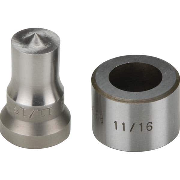 Enerpac - Hydraulic Punch Press Dies & Punches Type: Round Punch Diameter (mm): 17.50 - Exact Tooling