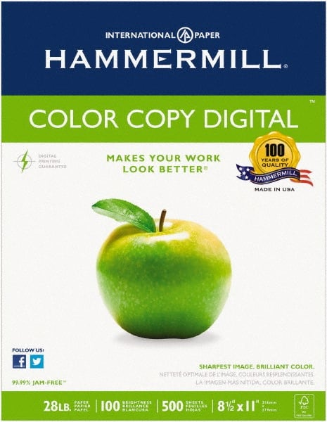 Hammermill - White Copy Paper - Use with Laser Printers, Copiers, Plain Paper Fax Machines - Exact Tooling