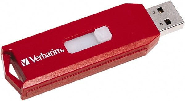 Verbatim - 8GB Red Flash Drive - Use with Windows Vista, 7 - Exact Tooling