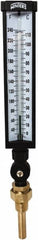 Winters - 30 to 240°F, Industrial Thermometer with Standard Thermowell - 3 Inch Immersion Length, 3-1/2 Inch Stem Length, 17 Inch Long, 3/4 Inch Thread - Exact Tooling