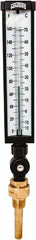Winters - -15 to 160°F, Industrial Thermometer with Standard Thermowell - 3 Inch Immersion Length, 3-1/2 Inch Stem Length, 17 Inch Long, 3/4 Inch Thread - Exact Tooling