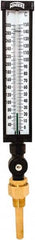 Winters - 30 to 300°F, Industrial Thermometer with Standard Thermowell - 3 Inch Immersion Length, 3-1/2 Inch Stem Length, 17 Inch Long, 3/4 Inch Thread - Exact Tooling