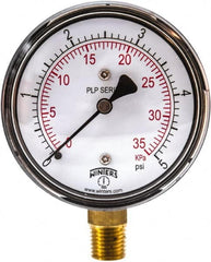Winters - 5 psi, Pressure Test Gauge and Calibrator - 2-1/2 Inch Diameter - Exact Tooling