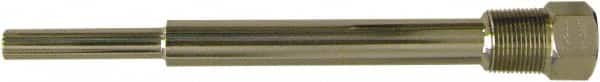 Winters - 10 Inch Overall Length, 3/4 Inch Thread, 304 Stainless Steel Thermowell - 7-1/2 Inch Insertion Length - Exact Tooling