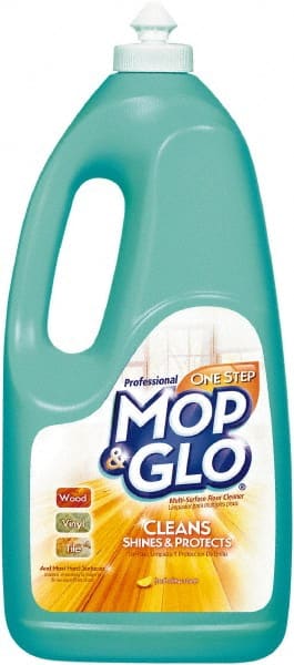 Mop&Glo - Bottle Cleaner - Use on Ceramic Tile, Laminate Surfaces, Linoleum, Quarry Tile, Cement, Concrete, Vinyl Tile, Terra Cotta, Terrazzo, Vinyl Composite Tile (VCT) - Exact Tooling