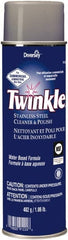 Twinkle - 17 Fluid Ounce Liquid Stainless Steel Cleaner and Polish - Unscented, Aerosol - Exact Tooling