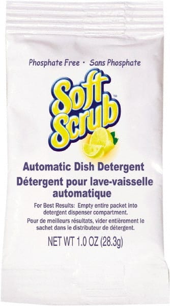 Soft Scrub - 1 oz Packet Automatic Dishwashing Powder - Lemon Scented - Exact Tooling