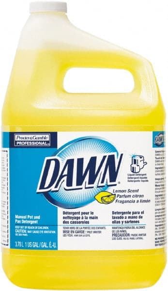 Dawn - 1 Gal Bottle Manual Dishwashing Liquid - Lemon Scented - Exact Tooling