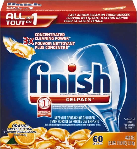 Finish - 43 oz Box Automatic Dishwashing Gel - Orange Scented - Exact Tooling