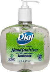 Dial - 8 Pack 16 oz Pump Bottle Gel Hand Sanitizer - Exact Tooling