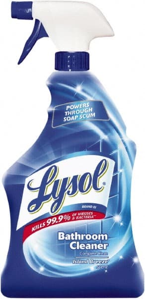 Lysol - 32 oz Spray Bottle Liquid Bathroom Cleaner - Island Breeze Scent, Disinfectant, General Purpose Cleaner - Exact Tooling