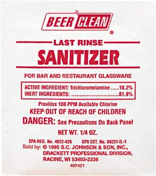 Diversey - 0.25 oz Packet Unscented Glass Cleaner - Packet - Exact Tooling