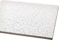 Armstrong World - 24" Long x 24" Wide, Wet-Formed Mineral Fiber Acoustic Ceiling Tile - ASTM E1264 Specification, White - Exact Tooling