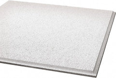 Armstrong World - 24" Long x 24" Wide, Wet-Formed Mineral Fiber Acoustic Ceiling Tile - ASTM E1264 Specification, White - Exact Tooling