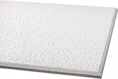 Armstrong World - 24" Long x 24" Wide, Wet-Formed Mineral Fiber Acoustic Ceiling Tile - ASTM E1264 Specification, White - Exact Tooling