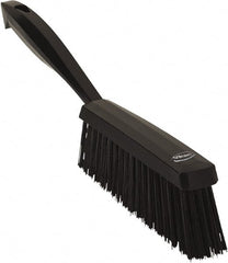 Vikan - 14" OAL, Polyester Staple Set Bench Brush - 2" Bristle Length, 6-3/8" Long Head, Black - Exact Tooling