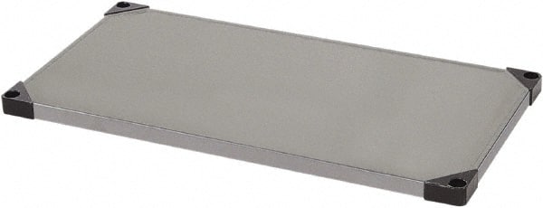 Quantum Storage - 1 Shelf Wire Shelving Unit - 36" Wide x 24" Deep x 2" High, - Exact Tooling