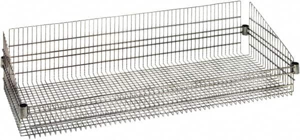 Quantum Storage - Wire Basket Unit - 48" Wide x 18" Deep x 10" High, - Exact Tooling