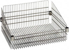 Quantum Storage - Wire Basket Unit - 24" Wide x 24" Deep x 10" High, - Exact Tooling