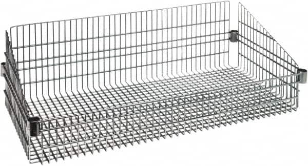 Quantum Storage - Wire Basket Unit - 36" Wide x 24" Deep x 10" High, - Exact Tooling