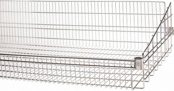 Quantum Storage - Wire Basket Unit - 60" Wide x 24" Deep x 10" High, - Exact Tooling