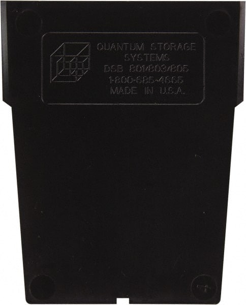 Quantum Storage - 3" Wide x 7" High, Black Bin Divider - Exact Tooling