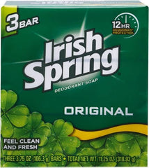 Irish Spring - 3.75 oz Box Bar Soap - Green, Original Scent - Exact Tooling