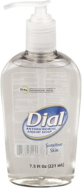 Dial - 7.5 oz Pump Bottle Liquid Soap - Clear, Pleasant Fragrance Scent - Exact Tooling